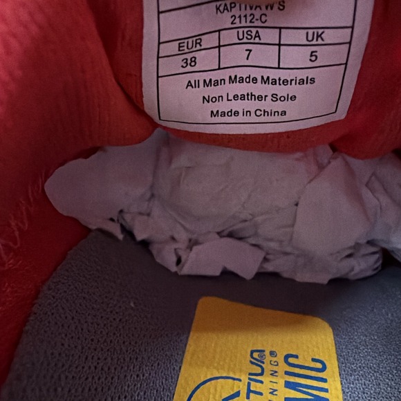 La Sportiva Women's Size 7 Kaptiva Hibiscus Malibu Blue Training Racing Shoe New - Picture 12 of 13